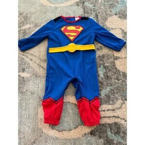 Baby Superman costume 1 piece 6-12 months EUC